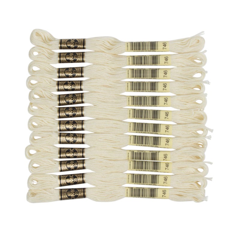 DMC 6-Strand Embroidery Cotton Floss, Off White - Image 1